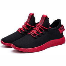 Load image into Gallery viewer, Mens Shoes Casual Shallow Air Mesh Comfortable High Top Sneakers For Men Lace Up Red Bottom Running Shoes Boys Mixed Colors
