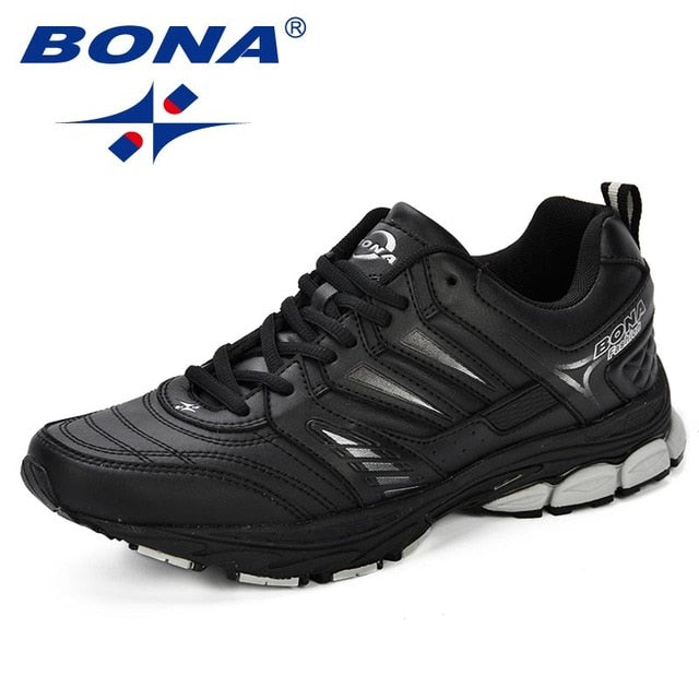 BONA 2018 New Design Style Men Shoes Breathable Popular Men Running Shoes Outdoor Sneaker Sports Shoes Comfortable Free Shipping