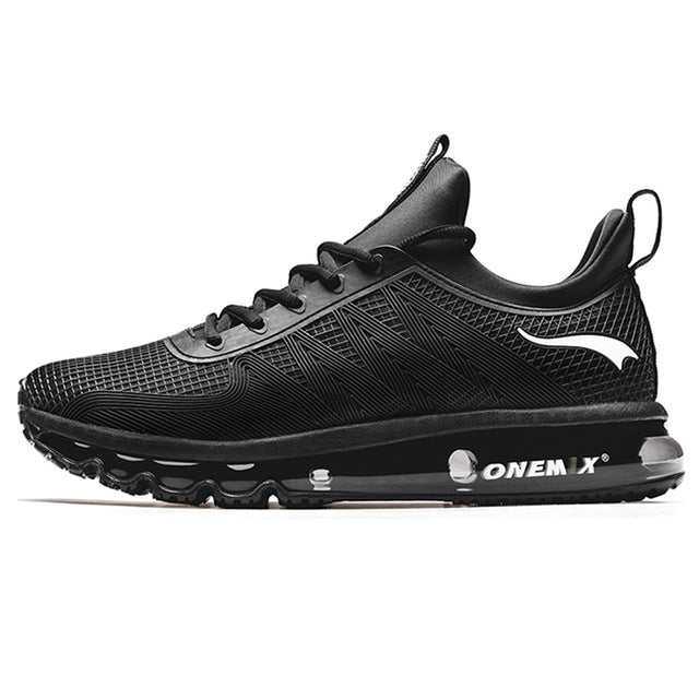 ONEMIX Men Running Shoes High Top Mesh Air Cushion Height Increasing Advanced Sneakers Outdoor Athletic Training Shoes Big Size